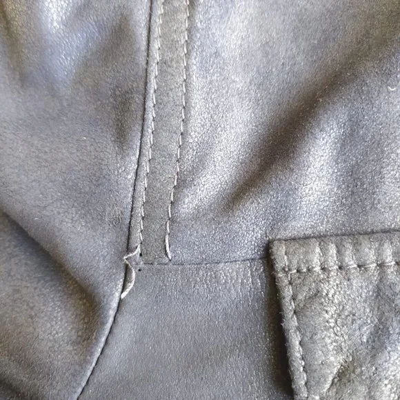 JOHN VARVATOS MEN'S IZZY LEATHER SHIRT JACKET - Picture 10 of 12